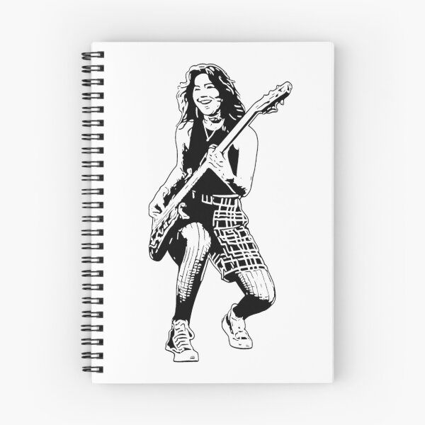 Item preview, Alejandra The Warning Bass Guitar Art designed and sold by famousflies313.