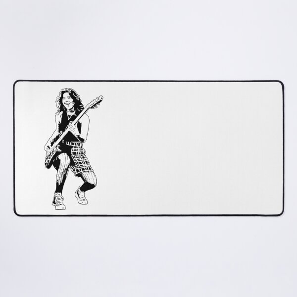 Item preview, Alejandra The Warning Bass Guitar Art designed and sold by famousflies313.