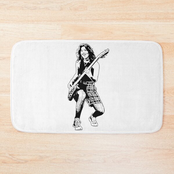Item preview, Alejandra The Warning Bass Guitar Art designed and sold by famousflies313.