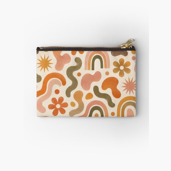 Item preview, 70s Retro Groovy Pattern Flowers Arches Boho Vintage designed and sold by QCena.