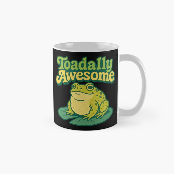 Item preview, Toadally Awesome Funny Frog Lily Pad Retro designed and sold by Photo-Sphere101.