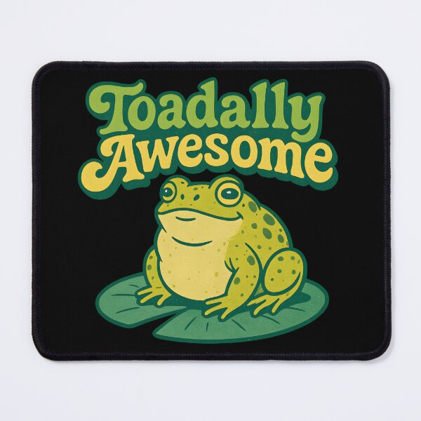 Item preview, Toadally Awesome Funny Frog Lily Pad Retro designed and sold by Photo-Sphere101.