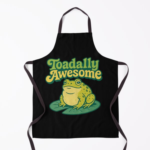 Item preview, Toadally Awesome Funny Frog Lily Pad Retro designed and sold by Photo-Sphere101.