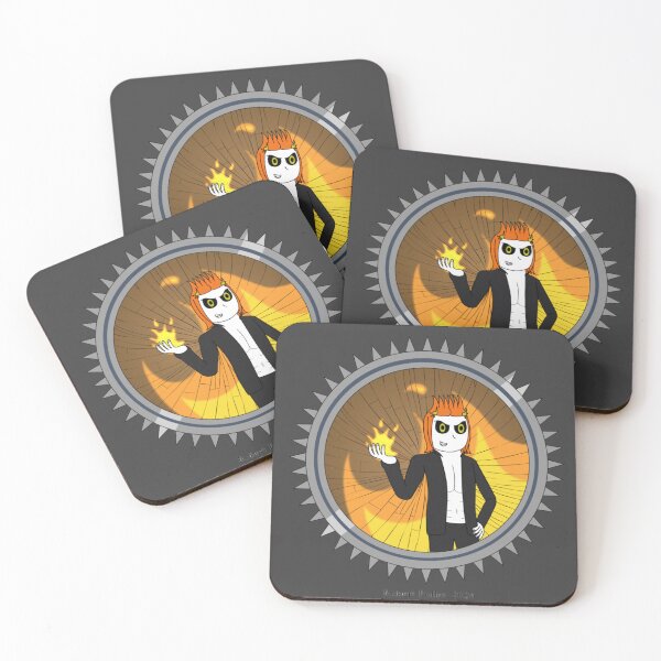 Item preview, Literally Hell - Damien's Badge designed and sold by Literally Hell Shop.