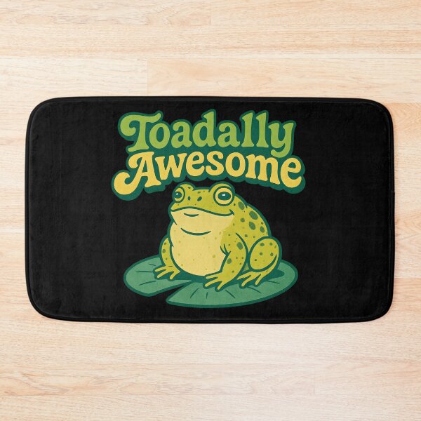 Item preview, Toadally Awesome Funny Frog Lily Pad Retro designed and sold by Photo-Sphere101.