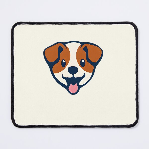 Item preview, Cute Brown and White Dog Face Happy Puppy Art designed and sold by VibeShift Studio.