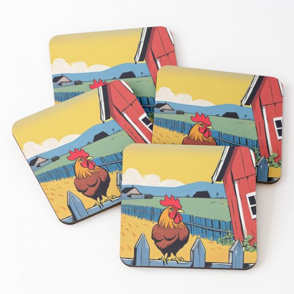 Item preview, Art - Stylized Farm Animal, Countryside Graphic Illustration designed and sold by World-Pets.