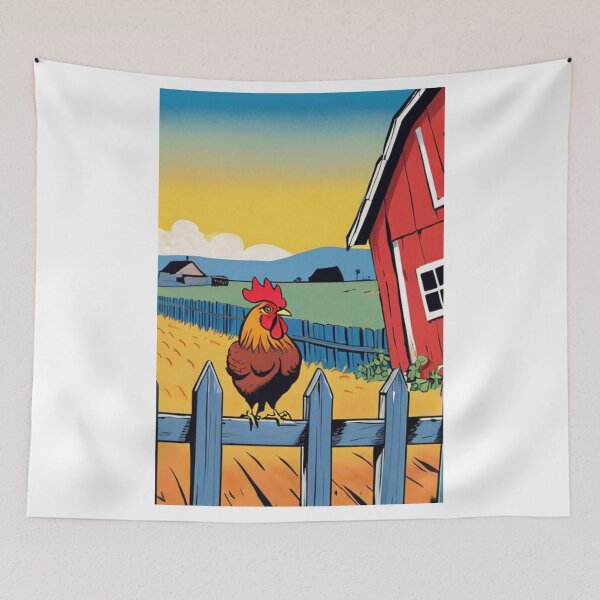 Item preview, Art - Stylized Farm Animal, Countryside Graphic Illustration designed and sold by World-Pets.