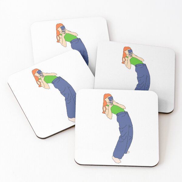 Item preview, Redhead woman taking a selfie designed and sold by lorana-atelier.