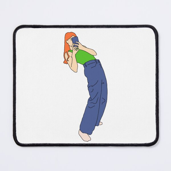 Item preview, Redhead woman taking a selfie designed and sold by lorana-atelier.