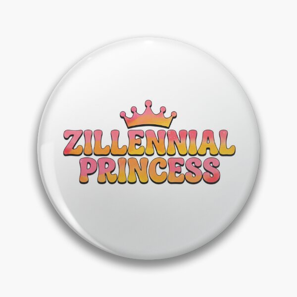 Item preview, zillennial princess retro vintage pink orange yellow designed and sold by sadieillust.
