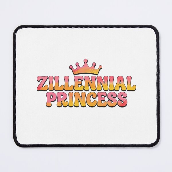 Item preview, zillennial princess retro vintage pink orange yellow designed and sold by sadieillust.