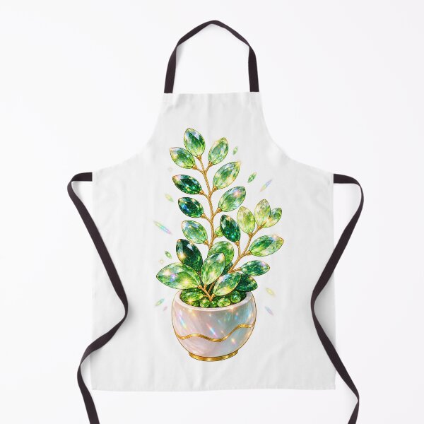 Item preview, Emerald Crystal Botanical Plant – Sparkling Gem Fantasy designed and sold by LoreliNLi.