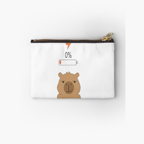 Item preview, Capybara Battery Low vs Fully Charged Coffee designed and sold by TatinkaArtskill.