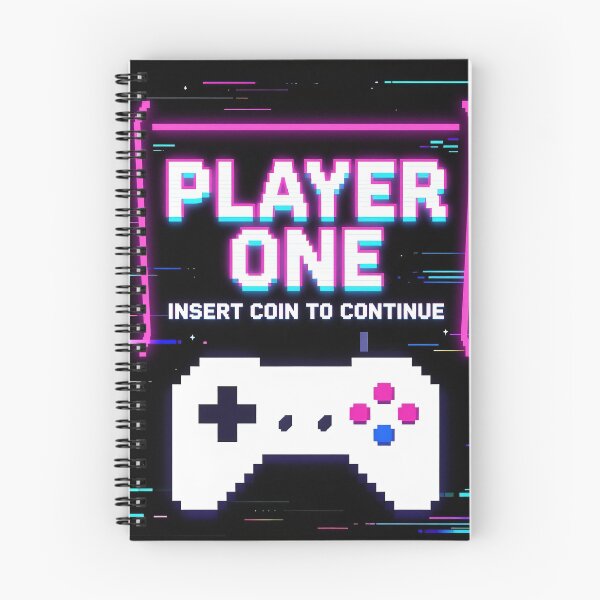 Item preview, Retro Gaming Poster: Player One - Insert Coin to Continue designed and sold by FestivityFinds.