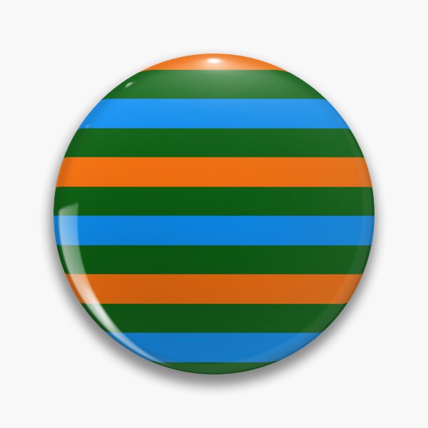 Item preview, Orange And Blue Stripes Design Green  designed and sold by PatternTitan.