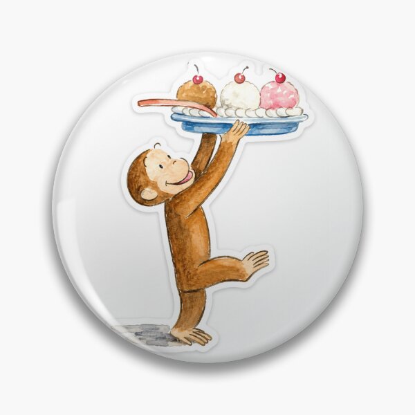 Item preview, Ice cream monkey  designed and sold by Jadedoodle.