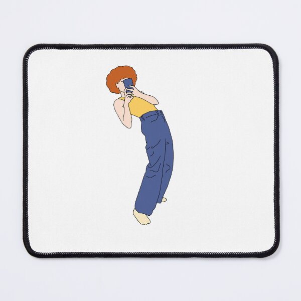 Item preview, Redhead woman taking a selfie designed and sold by lorana-atelier.