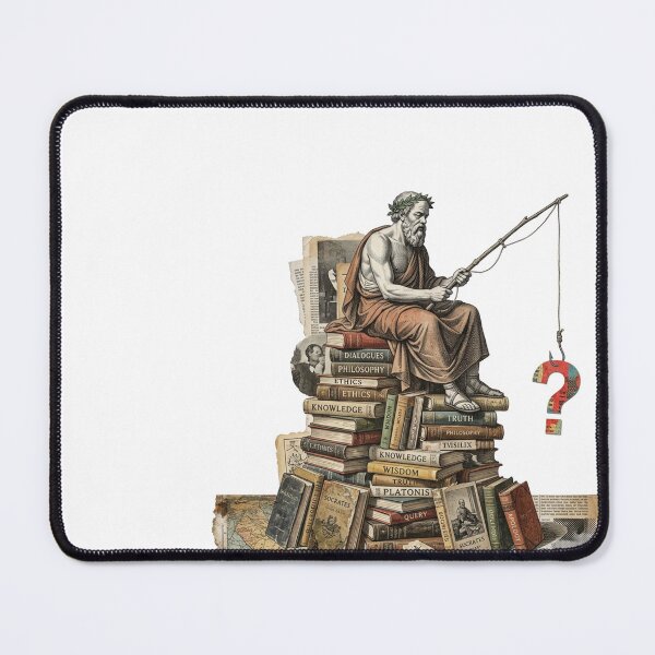 Item preview, Socrates & Socratic Method - Ancient Greek Philosophy Humor Art designed and sold by OzzFrequency.