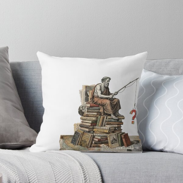 Item preview, Socrates & Socratic Method  - Ancient Greek Philosophy Humor Art  designed and sold by OzzFrequency.