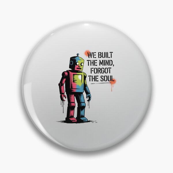 Item preview, Banksy AI - We built the mind, forgot the soul designed and sold by 123ks.