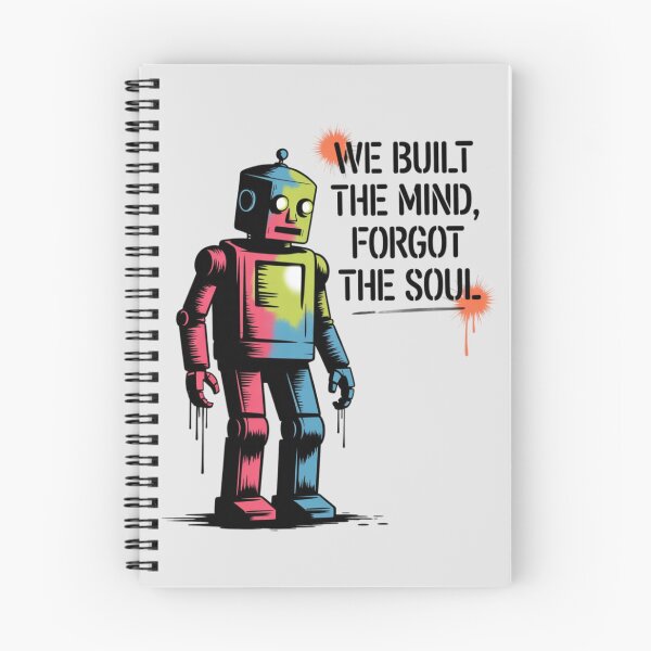 Item preview, Banksy AI - We built the mind, forgot the soul designed and sold by 123ks.