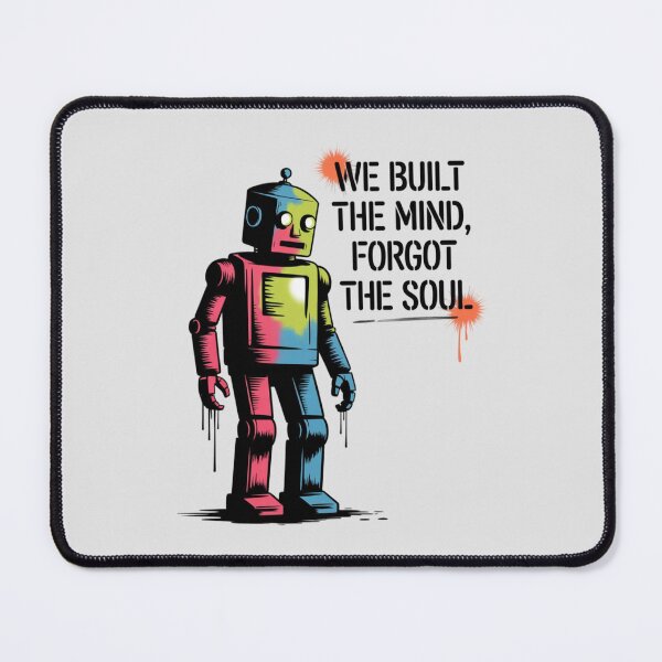 Item preview, Banksy AI - We built the mind, forgot the soul designed and sold by 123ks.