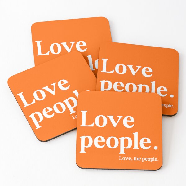 Item preview, Love People – Kindness and Humanity Quote designed and sold by mysundaymorning.