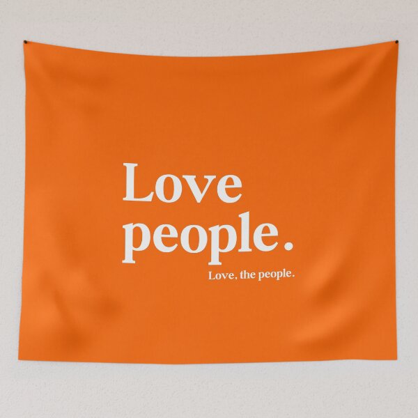 Item preview, Love People – Kindness and Humanity Quote designed and sold by mysundaymorning.