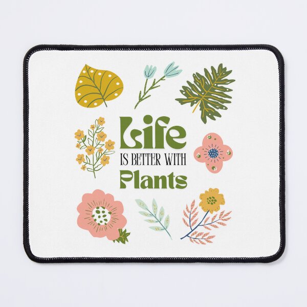 Item preview, Life is better with plants I plant design I plant lovers I botanical design designed and sold by Schmidsi.