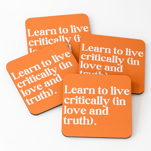 Item preview, Live Critically – Critical Thinking and Truth Quote designed and sold by mysundaymorning.