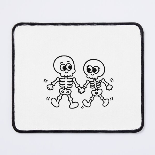 Item preview, Cute Skeleton Couple Holding Hands - Till Death Do Us Part designed and sold by cutepid.