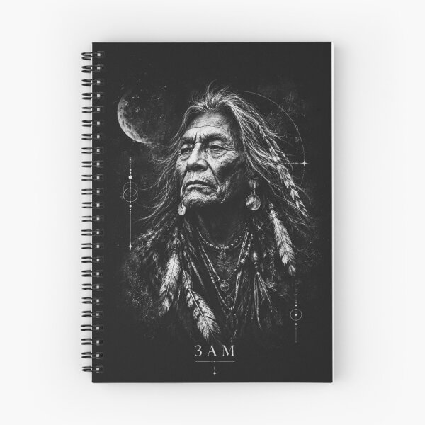 Item preview, 3AM Mystic Elder Dark Ambient Portrait – Nocturnal Moon Art designed and sold by WartonnoArt.