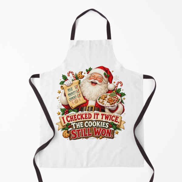 Item preview, Santa Checked Twice, Cookies Still Won designed and sold by Kolibra.