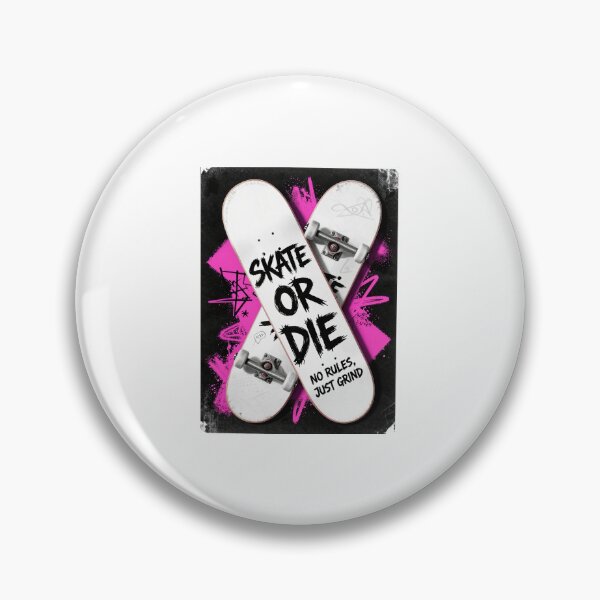 Item preview, Skate or Die Poster: No Rules, Just Grind Art designed and sold by FestivityFinds.