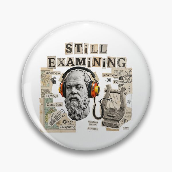 Item preview, Socrates & Socratic Method  - Ancient Greek Philosophy Humor Art  designed and sold by OzzFrequency.