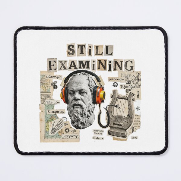 Item preview, Socrates & Socratic Method - Ancient Greek Philosophy Humor Art designed and sold by OzzFrequency.