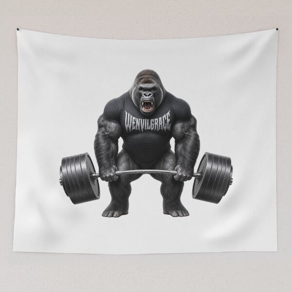 Item preview, Deadlift Gorilla Gym Gift designed and sold by Wenvilgrace.