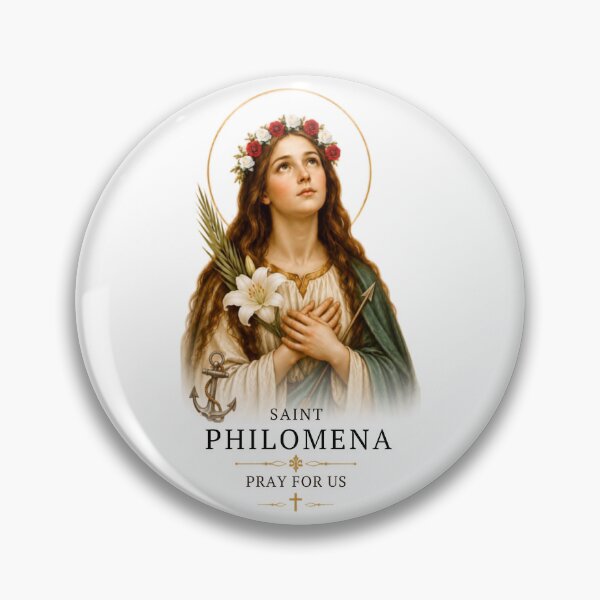 Item preview, St Philomena designed and sold by Birdsong Blessings.