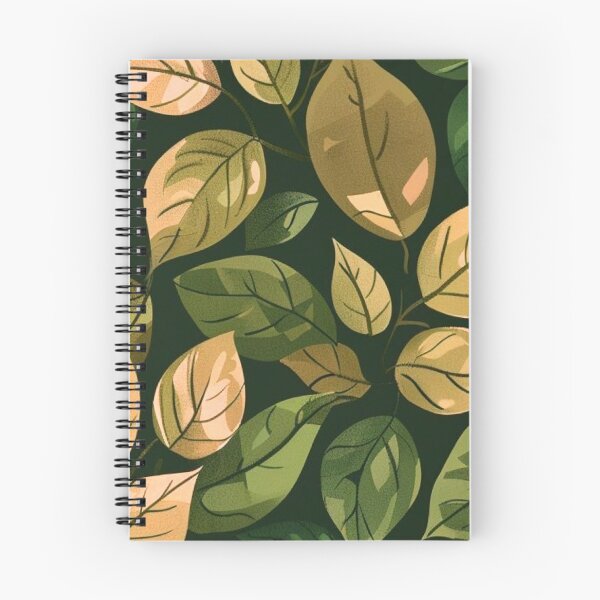 Item preview, Autumn Leaves Warm Peach Green Botanical Seamless Pattern designed and sold by LYAN-STORE.