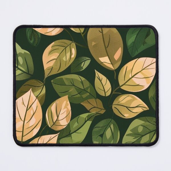 Item preview, Autumn Leaves Warm Peach Green Botanical Seamless Pattern designed and sold by LYAN-STORE.
