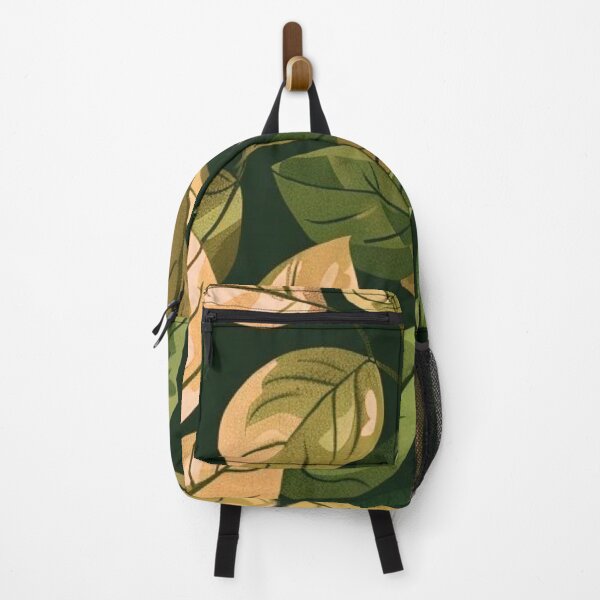 Item preview, Autumn Leaves Warm Peach Green Botanical Seamless Pattern designed and sold by LYAN-STORE.