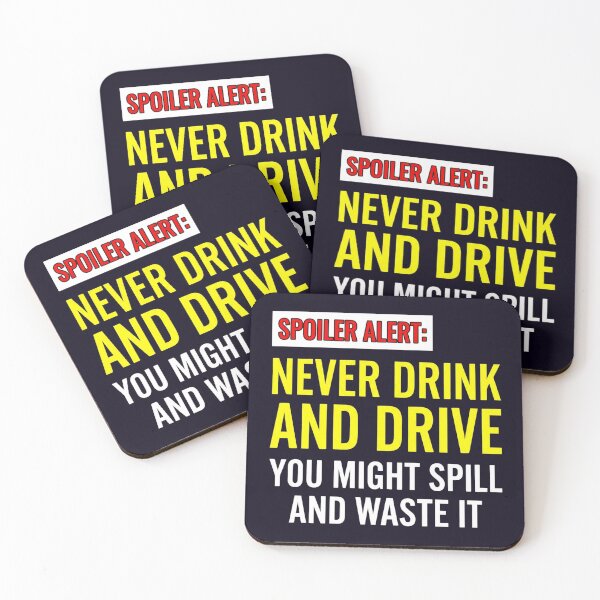 Item preview, FUNNY NEVER DRINK AND DRIVE ADVICE designed and sold by PRINTSCHARMINGM.