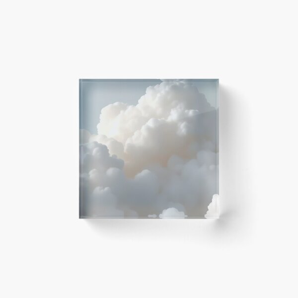Item preview, Fluffy Soft White Clouds Dreamy Sky Aesthetic designed and sold by LYAN-STORE.