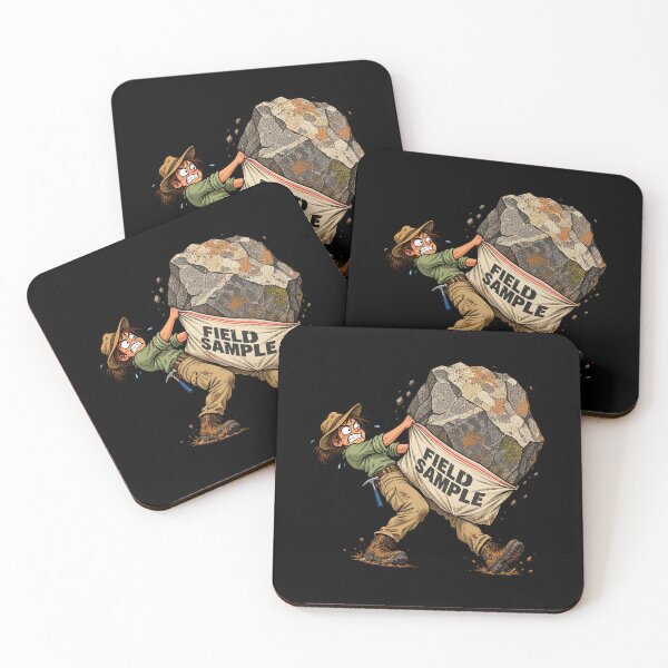 Item preview, Funny Geologist Field Sample Cartoon – Geology Fieldwork Humor designed and sold by Concrete Coffee Studio.