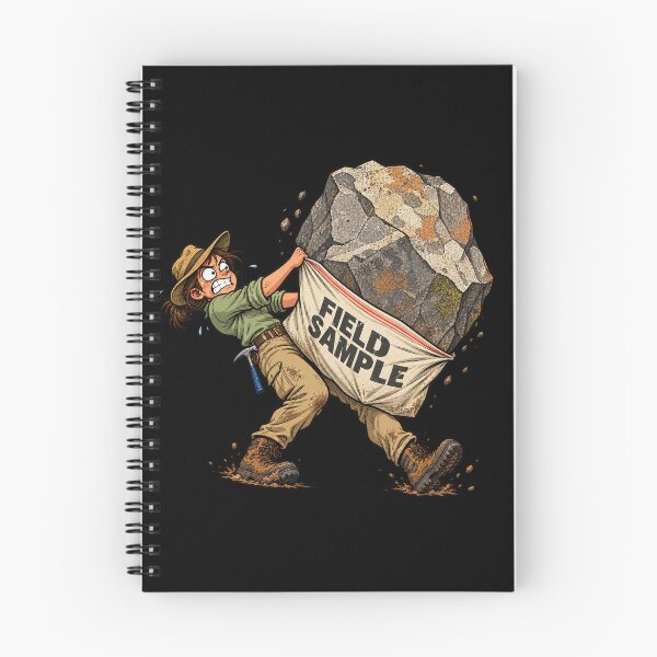 Item preview, Funny Geologist Field Sample Cartoon – Geology Fieldwork Humor designed and sold by Concrete Coffee Studio.