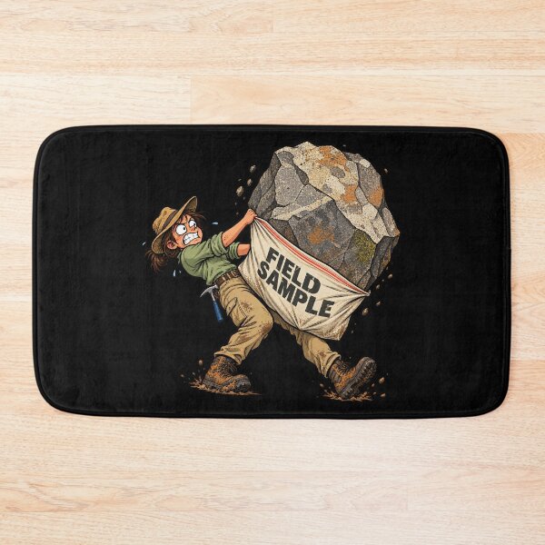 Item preview, Funny Geologist Field Sample Cartoon – Geology Fieldwork Humor designed and sold by Concrete Coffee Studio.