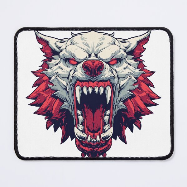 Item preview, Wolf head illustration 3 designed and sold by robyeyedropy.