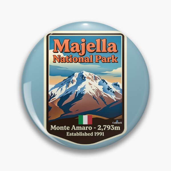 Item preview, Majella National Park Vintage Poster designed and sold by EvergreenPark - Tee Studio.
