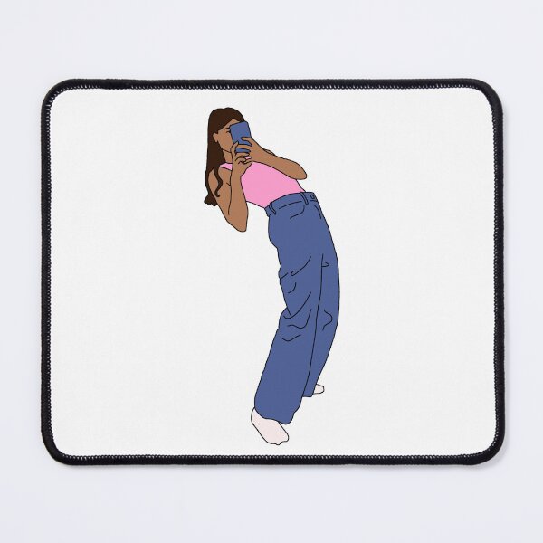 Item preview, Woman taking a selfie designed and sold by lorana-atelier.